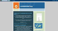 Desktop Screenshot of contabilidadhoy.blogspot.com