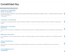 Tablet Screenshot of contabilidadhoy.blogspot.com