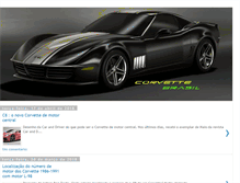 Tablet Screenshot of corvettebrasil.blogspot.com