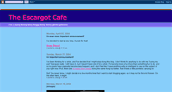 Desktop Screenshot of escargotcafe.blogspot.com