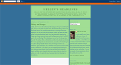 Desktop Screenshot of hellenwillett.blogspot.com