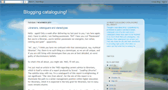 Desktop Screenshot of bloggingcataloguing.blogspot.com