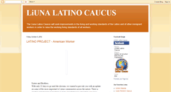 Desktop Screenshot of liunalatinocaucus.blogspot.com