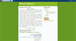 Desktop Screenshot of miscarealegionara.blogspot.com