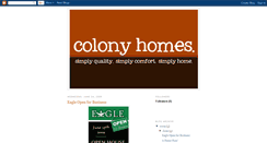 Desktop Screenshot of colonyhomesid.blogspot.com