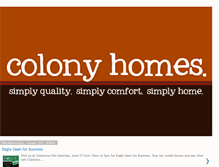 Tablet Screenshot of colonyhomesid.blogspot.com