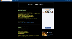 Desktop Screenshot of chrisrantings.blogspot.com