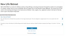 Tablet Screenshot of newliferetreat.blogspot.com