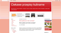 Desktop Screenshot of ciekawe-przepisy-kulinarne.blogspot.com