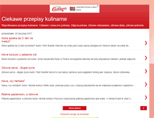 Tablet Screenshot of ciekawe-przepisy-kulinarne.blogspot.com