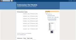 Desktop Screenshot of indonesianhotmodels.blogspot.com