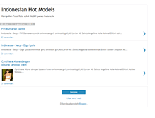 Tablet Screenshot of indonesianhotmodels.blogspot.com