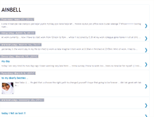 Tablet Screenshot of ainbell.blogspot.com