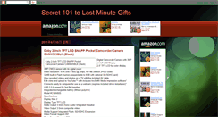 Desktop Screenshot of last-minute-gifts-007.blogspot.com