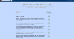 Desktop Screenshot of draweverydayforayear.blogspot.com