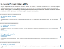 Tablet Screenshot of eleicoespresidenciais.blogspot.com