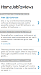 Mobile Screenshot of homejobreviews.blogspot.com