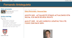 Desktop Screenshot of fernandoaristeguieta.blogspot.com