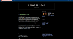 Desktop Screenshot of nicolasdorleans.blogspot.com