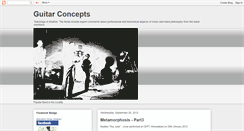 Desktop Screenshot of guitar-concepts.blogspot.com
