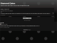 Tablet Screenshot of diamond-cakes.blogspot.com