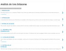 Tablet Screenshot of analisisdetresbitacoras.blogspot.com