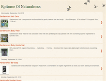 Tablet Screenshot of epitomeofnaturalness.blogspot.com