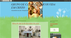 Desktop Screenshot of grupodecasaiscatolicosvidaemcristo.blogspot.com