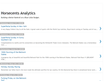 Tablet Screenshot of horsecentsanalytics.blogspot.com