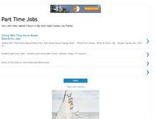 Tablet Screenshot of parttimejobindia.blogspot.com