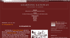 Desktop Screenshot of learning-gateway.blogspot.com