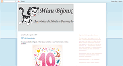 Desktop Screenshot of miaubijoux.blogspot.com