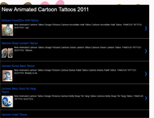 Tablet Screenshot of animatedcartoontattoo.blogspot.com