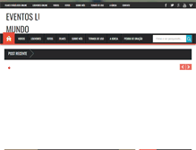 Tablet Screenshot of eventosluzdomundo.blogspot.com