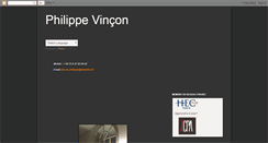 Desktop Screenshot of philippevincon.blogspot.com