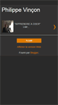 Mobile Screenshot of philippevincon.blogspot.com