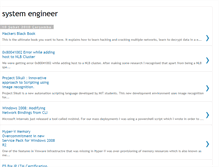 Tablet Screenshot of microsoft-systemengineer.blogspot.com