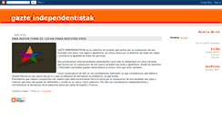 Desktop Screenshot of gazteindependentistak.blogspot.com