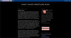 Desktop Screenshot of hanzmixedwrestling.blogspot.com