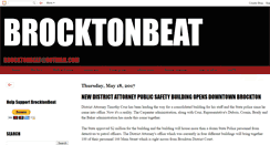 Desktop Screenshot of brocktonbeat.blogspot.com
