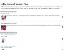 Tablet Screenshot of liddylootoo.blogspot.com