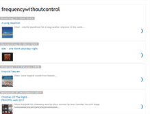 Tablet Screenshot of frequencywithoutcontrol.blogspot.com