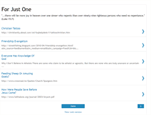 Tablet Screenshot of forjustone.blogspot.com