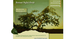 Desktop Screenshot of bonsainghethuat.blogspot.com