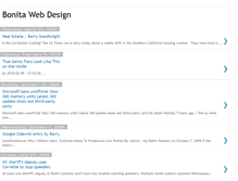 Tablet Screenshot of bonitawebdesign.blogspot.com
