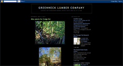 Desktop Screenshot of greennecklumber.blogspot.com