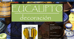 Desktop Screenshot of eucaliptodecoracion.blogspot.com