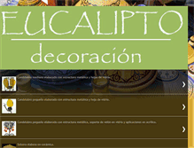 Tablet Screenshot of eucaliptodecoracion.blogspot.com