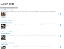 Tablet Screenshot of latestluxurybikes.blogspot.com