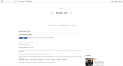 Desktop Screenshot of chunlo.blogspot.com